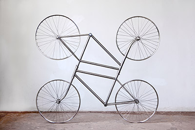 Forever (Stainless Steel Bicycles in Silvery) Duo, 2013